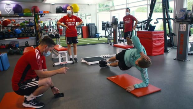 Behind the scenes: Arsenal stars return for pre-season